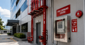 Singapore commercial building subject to SCDF Fire Certificate requirements
