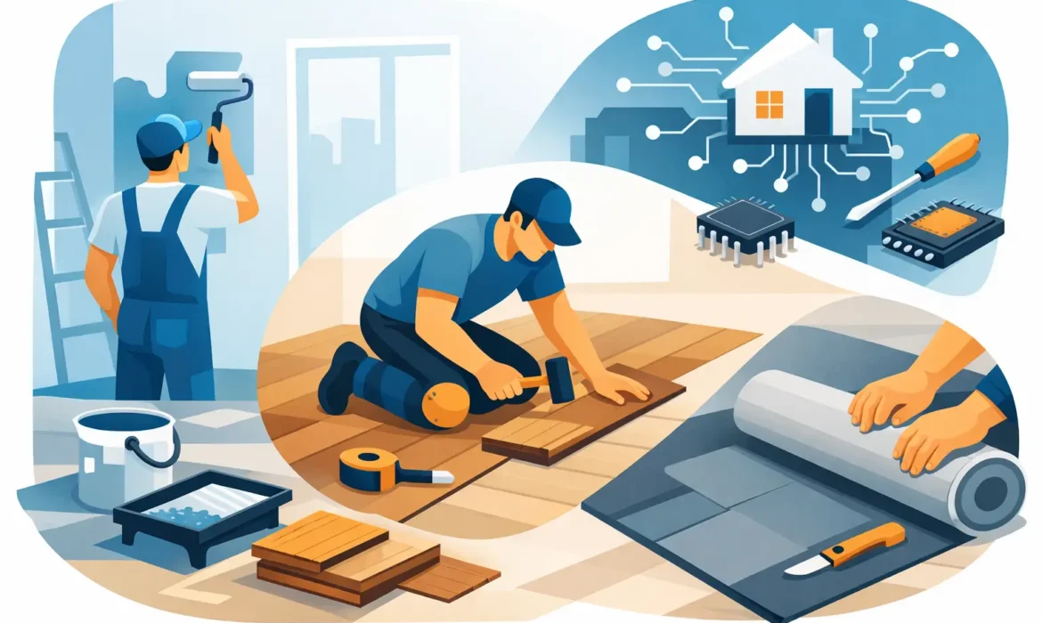 Painting, Flooring, Hacking and Vinyl Contractor