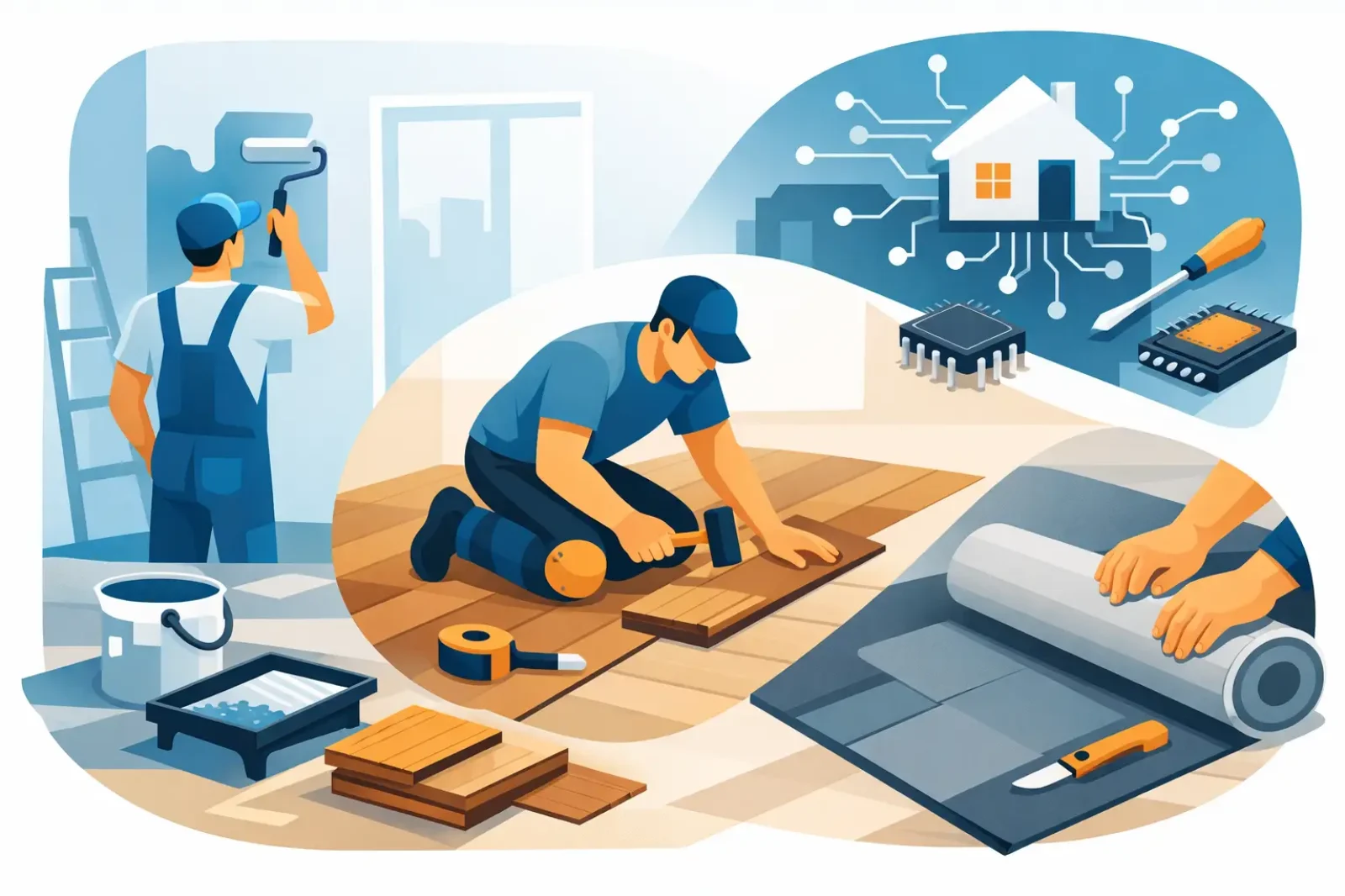 Painting, Flooring, Hacking and Vinyl Contractor